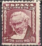 Stamps : Europe : Spain :  II centenari del nacimiento de goya