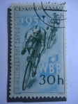 Stamps Czechoslovakia -  IX Carrera Internacional 1956.de la Paz