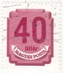 Stamps Hungary -  cifras