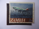 Sellos del Mundo : Africa : Zambia : Zambia Airways.