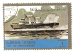 Sellos de Asia - Emiratos rabes Unidos -  Los buques, de pequeño formato (Ajman)