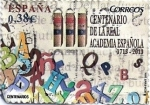 Stamps Spain -  Centenario R.A.E.