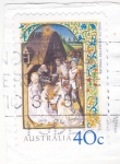 Stamps Australia -  adoración al niño Jesus