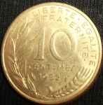 monedas de Europa - Francia -  1982 (Reverso)