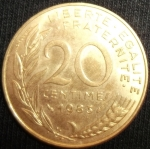 monedas de Europa - Francia -  1983 (Reverso)