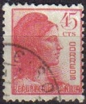 Stamps Spain -  ESPAÑA 1938 752 Sello Alegoría de la República 45c Usado