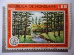 Stamps : America : Honduras :  Paisajes.