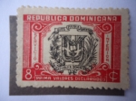 Stamps : America : Dominican_Republic :  Escudo - Republica Dominicana.