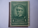 Stamps Dominican Republic -  Gral. Gregorio Luperón - Pro Archivo y Biblioteca Nacionales.