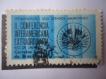 Sellos de America - Brasil -  II Conferencia Interamericana ExtraordinariA - Rio de Janeiro 1965.