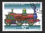 Sellos de Europa - Bulgaria -  Máquinas de vapor viejos