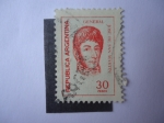 Stamps Argentina -  General, José Francisco de San Martín 1778-1850.