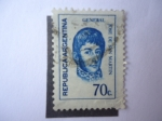 Stamps Argentina -  General, José Francisco de San Martín 1778-1850.