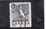 Stamps Canada -  ave volando
