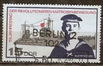 Sellos de Europa - Alemania -  50a Aniv del Movimiento Revolucionario de los marineros-DDR.