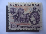 Sellos del Mundo : Africa : Kenya : Kenya-Uganda-Tanganyika.