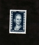 Stamps : America : Argentina :  efigie de Eva peron