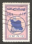 Stamps Iran -   1014 - Mapa del Golfo Pérsico