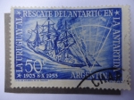 Stamps Uruguay -  La Uruguay al Rescate del ¨Antartic ¨en la Antartida