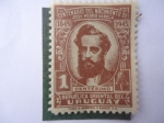 Stamps Uruguay -  Centenario del Nacimiento de José Pedro Varela, Impulsor de la Educación Laica, Pública y Obligatori