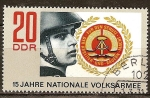 Stamps Germany -  15 años del Ejército Nacional Popular (NVA) DDR.