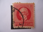 Stamps Cuba -  Maximo Gómez - Correo Terrestre (Yv. 185a)