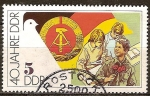 Sellos de Europa - Alemania -  40 años DDR.