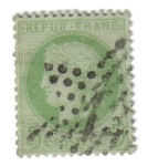 Stamps : Europe : France :  Ceres. III República (1871-75)