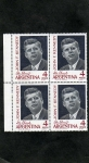 Stamps : America : Argentina :  jJOHN F. KENNEDY