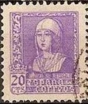 Sellos de Europa - Espa�a -  ESPAÑA 1938 855 Sello Isabel la católica 20c. Usado