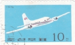 Sellos de Asia - Corea del norte -  avión