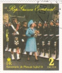 Stamps Equatorial Guinea -  Aniversario de Plata de Isabel II