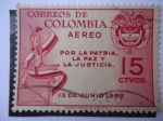Stamps Colombia -  Por la Patreia La paz y La Justicia