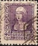 Stamps Spain -  ESPAÑA 1938 858 Sello º Isabel la Católica 40c