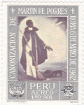 Sellos de America - Per� -  canonización Martín de Porres