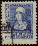 Stamps Spain -  ESPAÑA 1938 860 Sello Isabel la católica 1pta. Usado