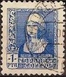 Sellos de Europa - Espa�a -  ESPAÑA 1938 860 Sello Isabel la católica 1pta. Usado