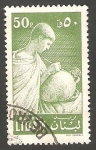 Stamps Lebanon -  144 - Monje alfarero