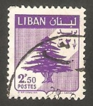 Stamps Lebanon -  151 - Cedro libanés