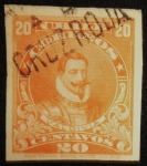 Stamps Chile -  Pedro de Valdivia Santiago