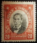 Stamps Chile -  Manuel Bulnes Prieto