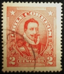 Stamps Chile -  Pedro de Valdivia