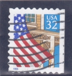Stamps United States -  bandera estadounidense