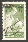 Stamps Lebanon -  163 - Monje alfarero