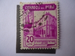 Stamps Peru -  El Banco Industrial del Perú - Ley 7695.