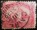Stamps : Africa : Egypt :  Pirámide Keops