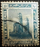 Stamps Egypt -  Coloso de Memnon