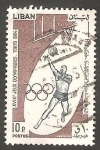 Sellos de Asia - L�bano -  249 - Olimpiadas de Tokyo, baloncesto