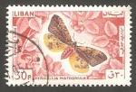 Stamps Lebanon -  332 - Mariposa