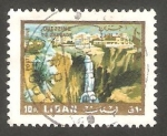Stamps Lebanon -  390 - Cascada de Djezzine
